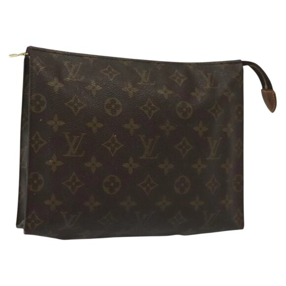 LOUIS VUITTON Monogram Poche Toilette 26 Pouch M47542 LV Auth 135138 - Picture 1 of 16